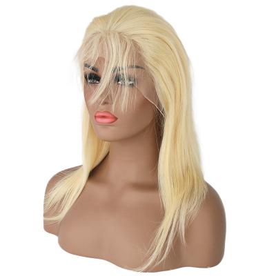 China Wholesale Silky Straight Blonde Human Hair Lace Wigs 100% Straight Lace Front Wig For Black Women for sale