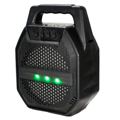 China 19.5cm Portable Mini Home Wireless Speaker 6.5 INCH Black LED 1200MAH 15W Speaker Subwoofer Wireless Speaker for sale