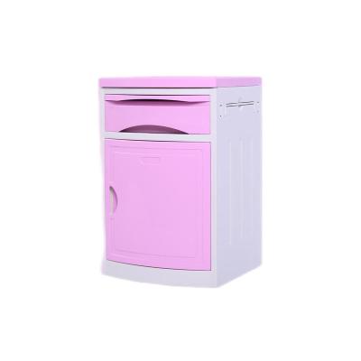 China Beautiful Global Factory Wholesale Price Made Plastic Inpatient Stainless Steel ABS Bedside Table for sale