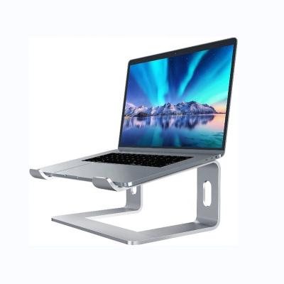 China Foldable Ergonomic Computer Laptop Stand Aluminum Riser Laptop Lift For Desktop Metal Stand for sale