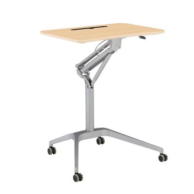 China Inexpensive (height) adjustable with pneumatic wheels ergonomic height adjustable laptop desk. for sale