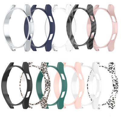 China Anti-Scratch/Hot Sale Wholesale Anti-Resistant OEM Customized Shockproof Half Cover PC Hollow Watch Case For Samsung Galaxy Watch 4 40MM 44MM R860 R870 for sale