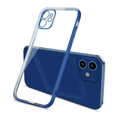 China 2021 Hot Selling Transparent Plating Anti-drop Amazon Phone Cases For iPhone 12 Pro TPU Max Shockproof Back Cover Phone Cases for sale