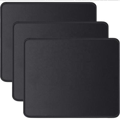 China Newest HOT Amazon Type Natural Premium-Textured Large Stitched Edges With Non-Slip Rubber Base 3 Packs Of Mousepad For Laptop Computer for sale