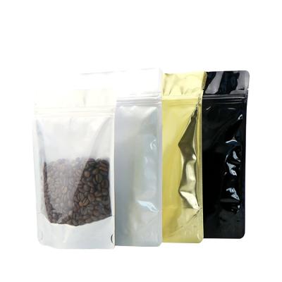 China Cashew Moisture Proof Ziplock Packing Bag Heat Sealing Stand Up Bags Foil Pouch Packing With Window for sale