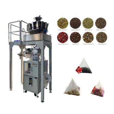 China Food Triangle Tea Bag Packing Machine TP-P100 Equipment Pyramid Tea Bag Wrapper Packaging for sale