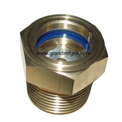 China Brass NPT 3/4 Inch Oil Brass Sight Glass for sale