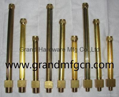 China BSP Thread G1/4 INCH Brass Oil Level Gauge With G1/4