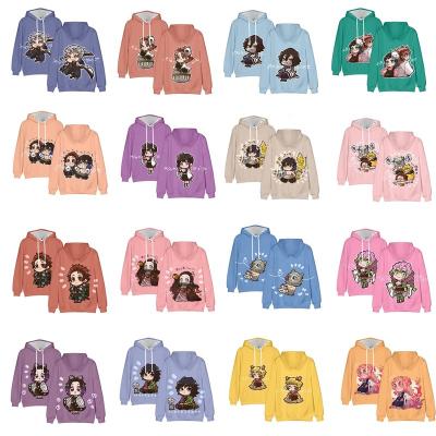 China Japanese Women's Demon Cosplay Kids Anti-wrinkle Slayer Hoodies Sweater Men's Unisex Anime Hoodies Costume for sale