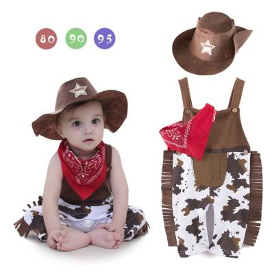 China Newest Newborn Halloween Party Cosplay Costume Newborn Halloween Party Cosplay Performance Clothes Up Infant Cow Girl Baby Boy Fancy Dress Costume Gift Set To TV&Movie Equipment for sale