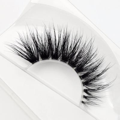 China Very soft and criss-cross and straight 3d strands mink lashes thin invisible strip lashes invisible full strip lashes for sale