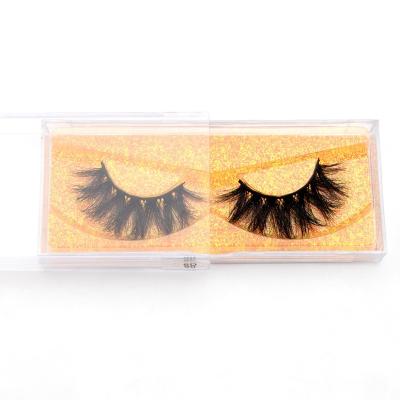 China Wispies wholesale price promotion high quality hot selling 5d mink fluffy tapered eyelashes for sale