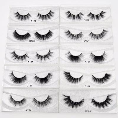 China Wispies Mink Eyelashes Luxury Hand Made 3D Mink Lashes High Volume Cruelty Mink False Eyelashes free for sale