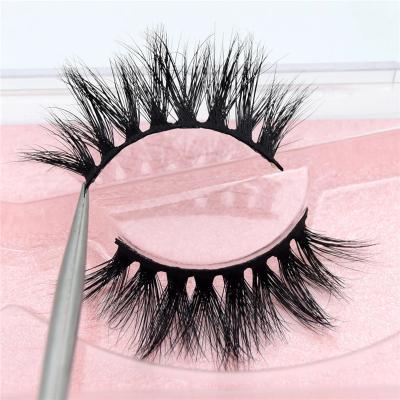 China M01 Very soft crisscross and straight strands false lashes long 3d makeup mink lashes eyelash extension mink lashes for beauty for sale