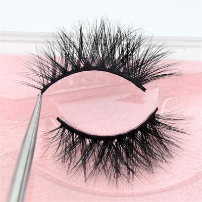 China Mink False Eyelashes Cruelty Free Strands Very Soft Criss-Cross Straight Medium Volume Strands Mink Lashes 3D Mink Eyelashes Ultra Fluffy Collection for sale