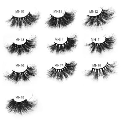 China Very soft, lightweight & Wholesale High Quality Comfortable 25mm 27mm Long Eyelashes 100% Mink Individual Handmade False Lashes for sale