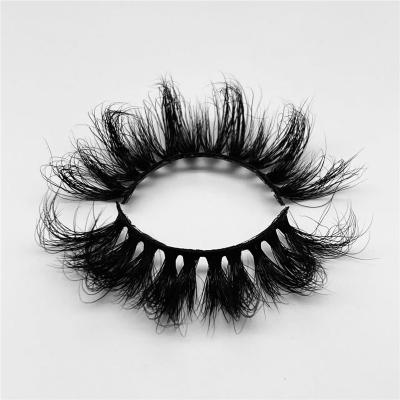 China Very soft, lightweight & 2022 newcomer comfortable russian band super fluffy mink lashes3d lashes 5d 25mm mink eyelash wholesale seller for sale