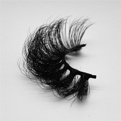 China Very soft, lightweight & Comfortable 3d 5d 100% Siberian Mink Hair Eyelashes 25mm Super Fluffy Extra Long 30mm Lashes With Custom Packaging Box for sale