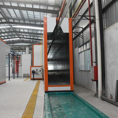 China Full Automatic Paint Booth Decorative Powder Coating Line Factory Sale Powder Coating Line For Aluminum Profile for sale