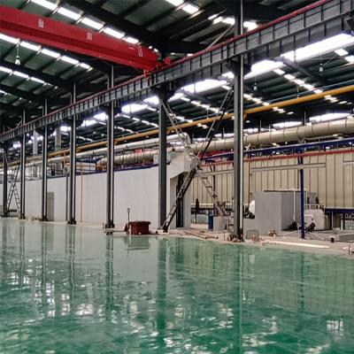 China Advertising Function Car Paint Oven Spray Booth Manual Powder Coating Line for Metal and Metal Barrier Gate Newest Powder Coating Paint Line for sale