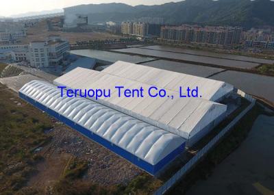 China Waterproof Portable Storage Tents  Double Coated Polyester Roof Warehouse Tents for sale