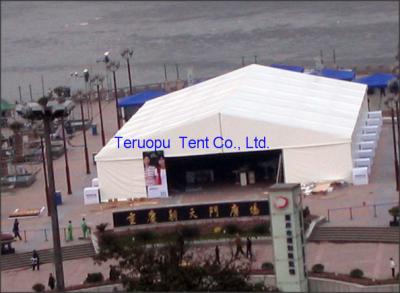 China Flame Retardant White Marquee Tent  High Reinforce Aluminum Frame Waterproof for sale