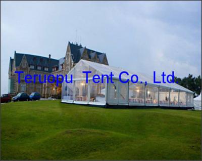 China Beautiful Appearance Glass Wall Tent Large Space Transparent Marquee Tent for sale