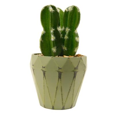 China 2021 New Mini Cactus Plants Plastic Artificial Minimalist Cactus Succulent Plants for sale