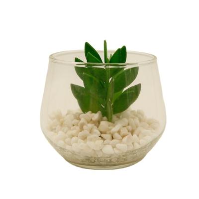 China Wholesale Minimalist Plant Simulation Plant Directly Small Ornaments Succulent Plants In Pot for sale