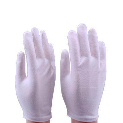 China Fashion SPure Cotton Thick White Gloves Insurance Labor Work Gloves Work Cotton Factory Gloves for sale