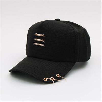 China 2019 Newest COMMON hip-pop custom metal ring baseball cap for sale