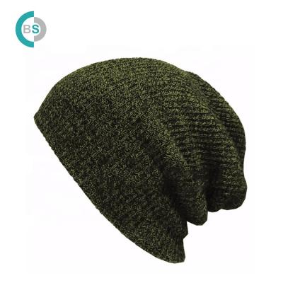 China JOINT Winter Acrylic Cheap Ski Knitted Long Beanie Cap for sale