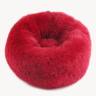 China Sustainable High Quality Long Comfy Plush Pet Bed For Dog for sale