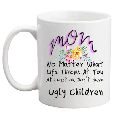 China Factory Direct Viable Wholesale Mother's Day Promotional Artistic Ceramic Mug for sale