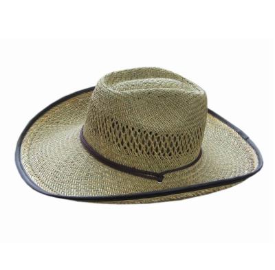 China Picture making high quality fashionable Hawaii style simple straw hat for sale