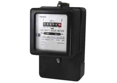 China Long Life Front Active Single Phase Energy Meter DD862 for With Drum Wheel Register for sale