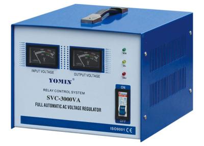 China 3000VA AC High Accuracy Stabilizer , Auto Voltage Stabilizer  / SVC Dual Display Stabilizer for sale