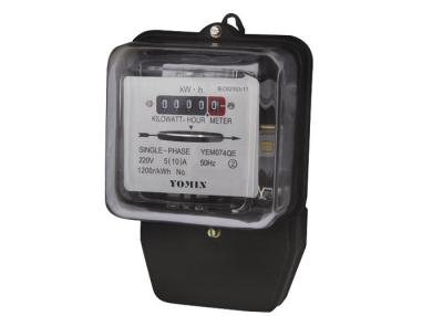 China IEC 62053-11 Single Phase Electromechanical Energy Meter , Mechanical watt hour meter for sale