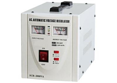 China AC Single Phase 2000VA Stabilizer , Automatic Voltage Stabilizer For Air Conditioner / Relay Type Stabilizer for sale