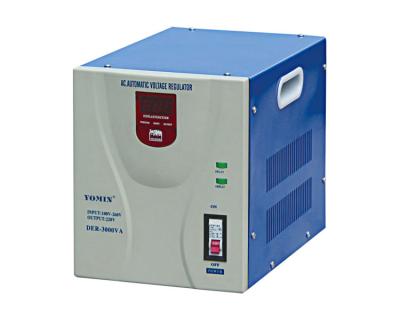 China Full Automatic Relay Type Stabilizer , Single Phase Voltage Stabilizer  / Plastic Panel Automatic Stabilizer for sale