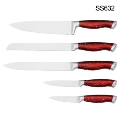 China Durable Kitchen Knife Homesen Free Sample Knife Blade Stainless Steel Sharp Knife With Wood Handle for sale