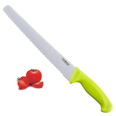 China Homesen Amazon Disposable Success 10 Inch Stainless Steel Serrated Bread Knife, Slicer Knife for sale