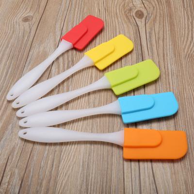 China Disposable Homesen Customized Best Silicone Plastic Spatula, Silicone Spatula Set, Mini Rubber Heat Resistant Spatula for sale