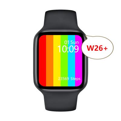 China Dropshipping 1.75 Screen Touch Screen Smartwatch W26 plus 2021 Series 6 Smart Watch W26 plus Heart Rate Monitor Smartwatch W26 pro for sale