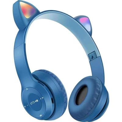 China Dropshipping P47 Earphone Dropshipping P47 Headset MP3 Player Cat Headphone BT 5.0 MP3 Player Audifono p47m Cat For IOS Android Phone P47 Radio Stereo Earphone for sale