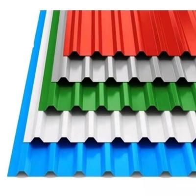 China Container Plate Color Coated Metal Cheap Zinc Corrugated Steel Sheeting for sale