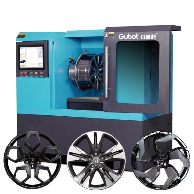 China Machinery Repair Shops CNC Wheel Lathe Gauge Gubot Sensor Under Floor Wheel CNC Lathe for sale