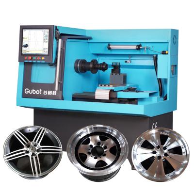 China Machinery Repair Shops Gubot Large Cutting Wheel Rim Repair CNC Wheel Lathe Designed Diamond New Low Price for sale