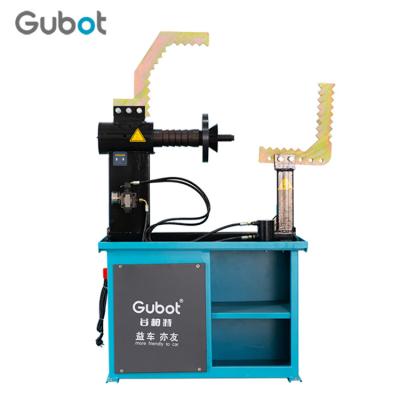 China Alloy Wheel Gubot Semi Automatic Rim Wheel Straightening Lathe Machine for sale