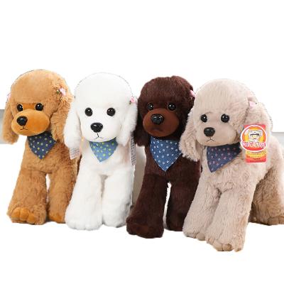 China Hot Selling Simulation Poodle Plush Dog Plush Toy Custom Poodle Soft Lovely Amazon Gift Soft Toys for sale